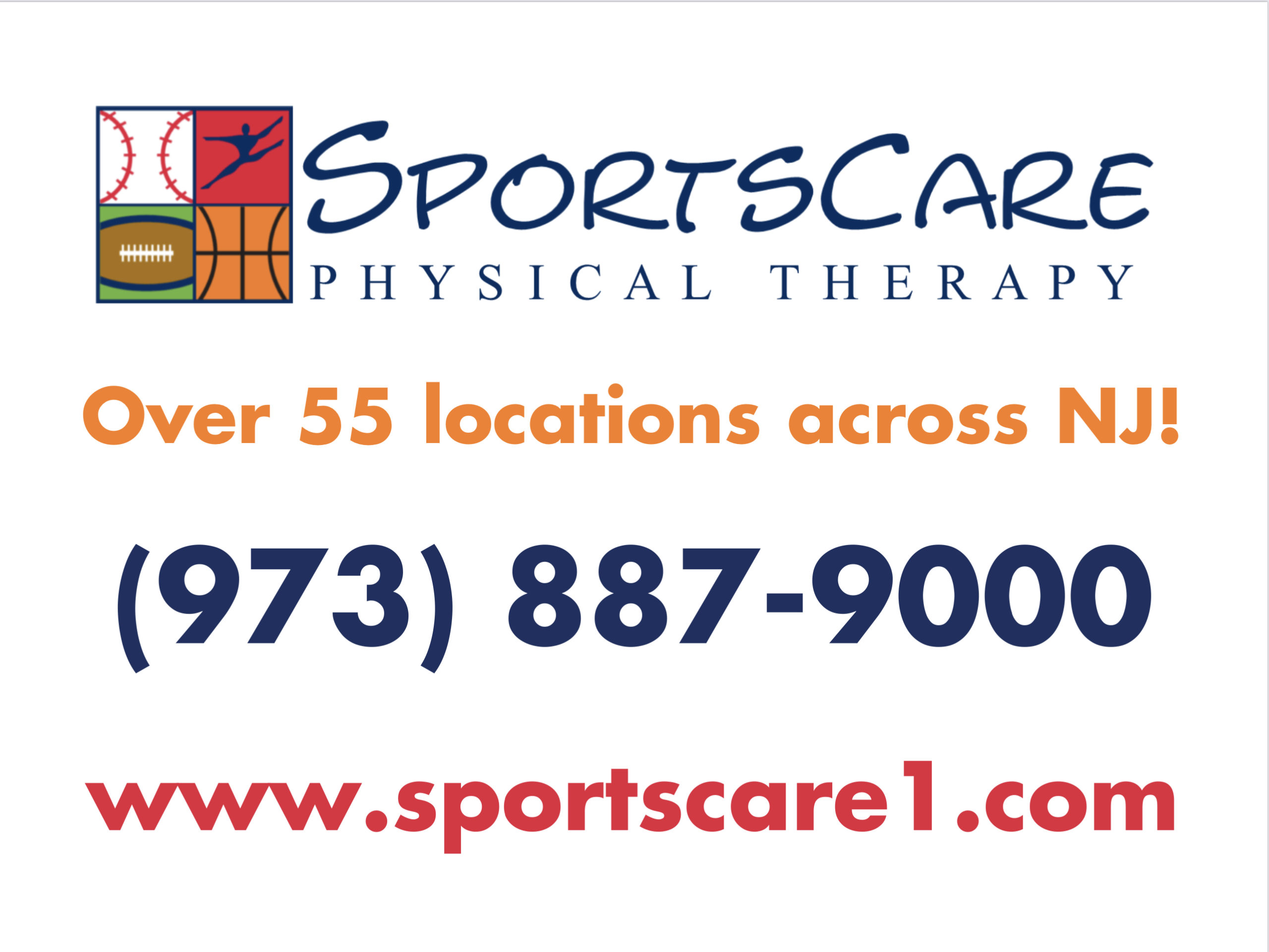 We’re not just SPORTS, we’re all about the CARE! 973-887-9000