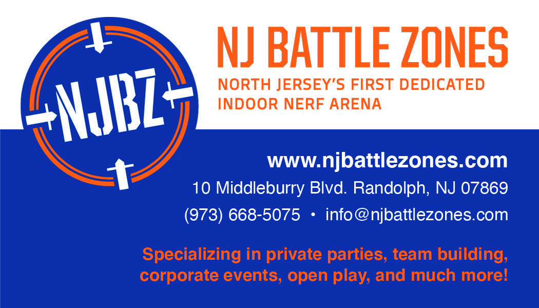  North Jersey’s first and ONLY dedicated indoor Nerf arena!